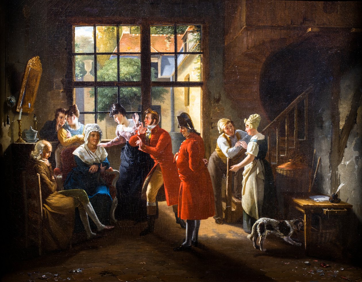 The Cancans at the Doorwoman od Pierre Duval Le Camus