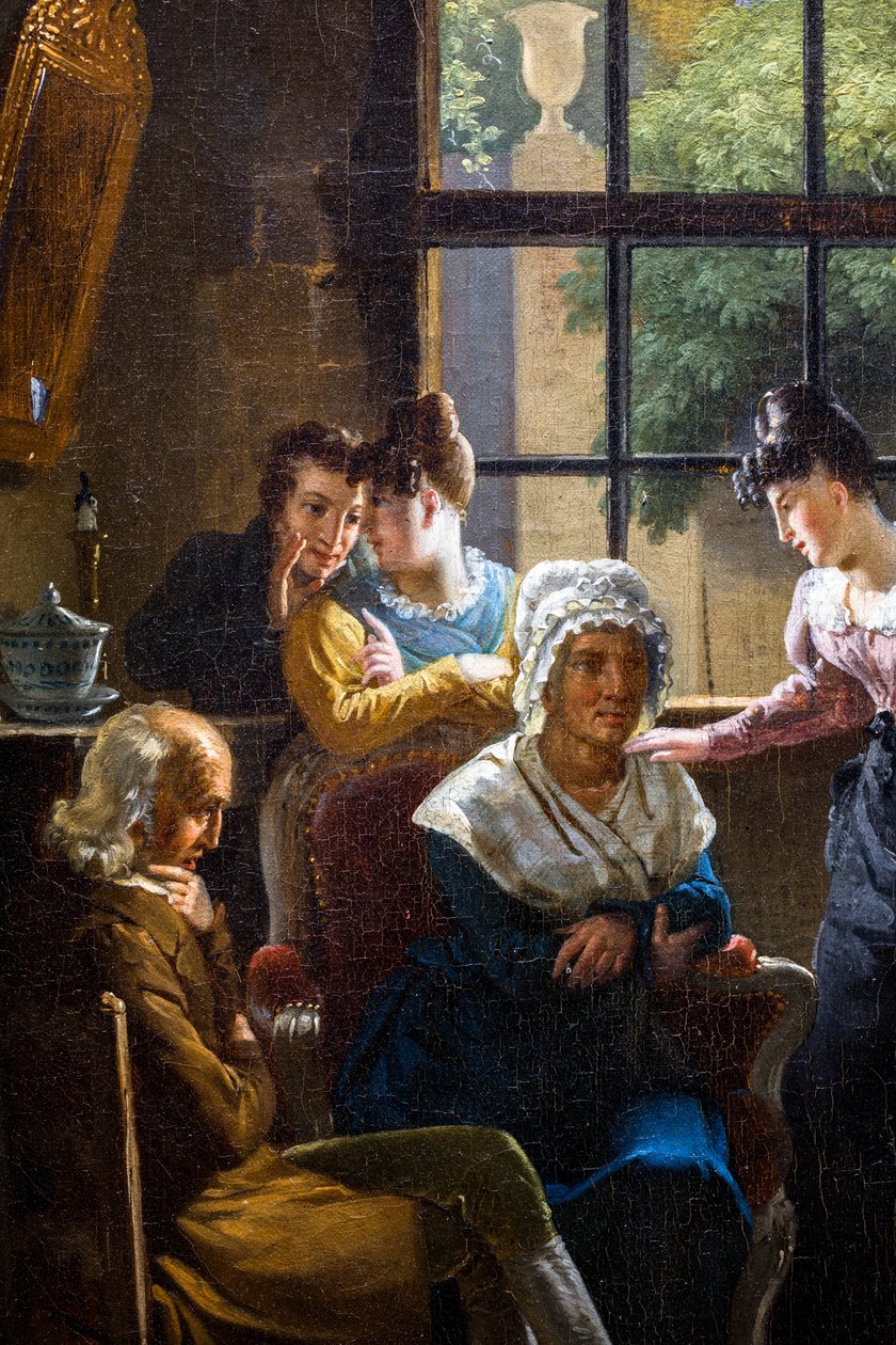 The Cancans at the Doorwoman od Pierre Duval Le Camus