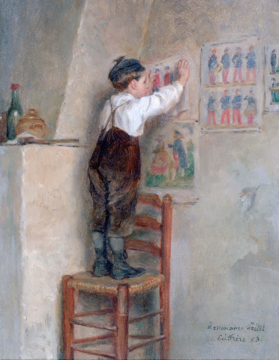 Ve třídě, 1883 od Pierre Edouard Frere