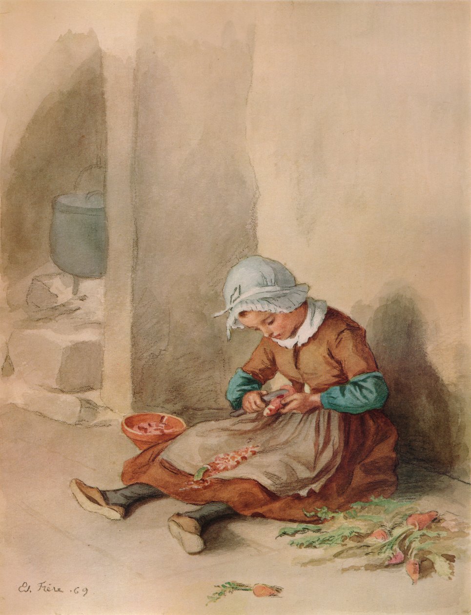 Malý domácí, 1869, 1938 od Pierre Edouard Frere