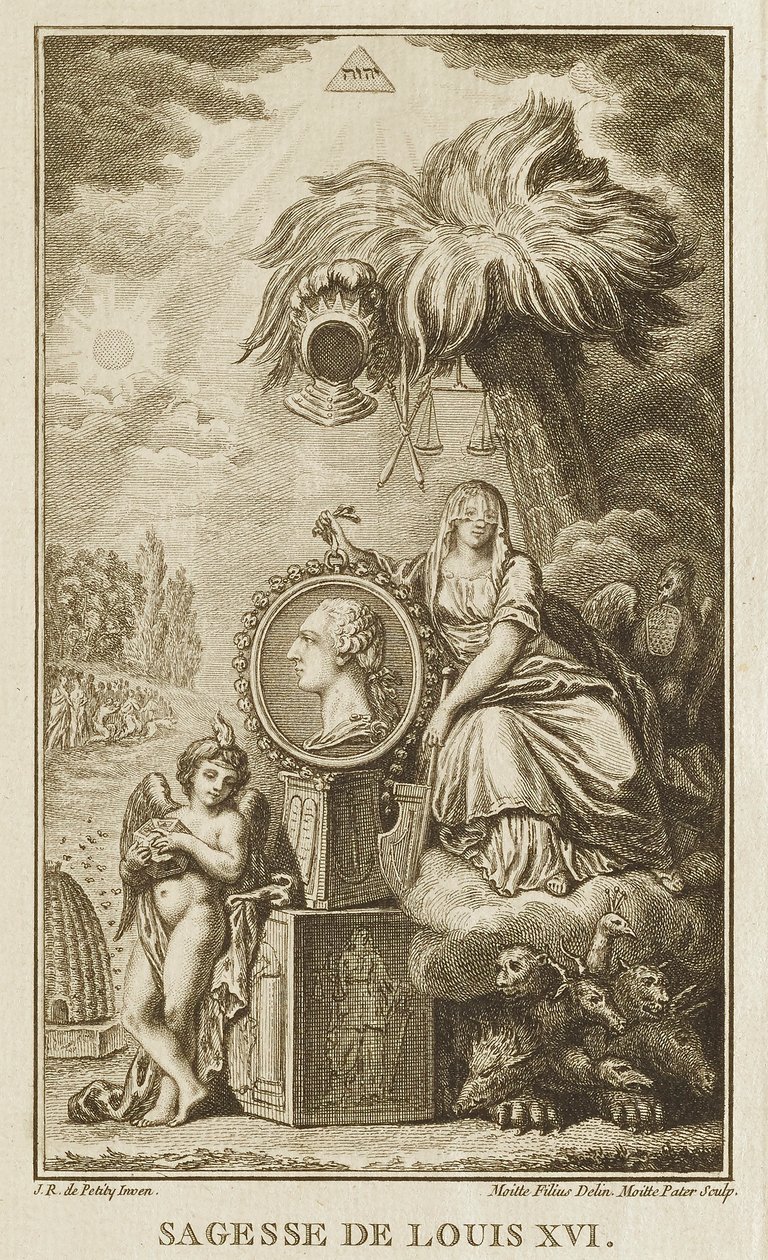 Moudrost Ludvíka XVI. od Pierre Etienne Moitte
