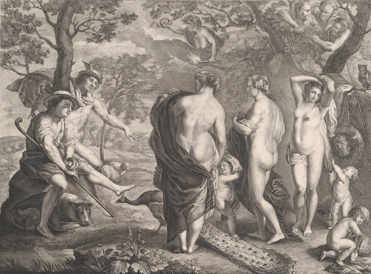 Soud v Paříži, 1750 od Pierre Etienne Moitte