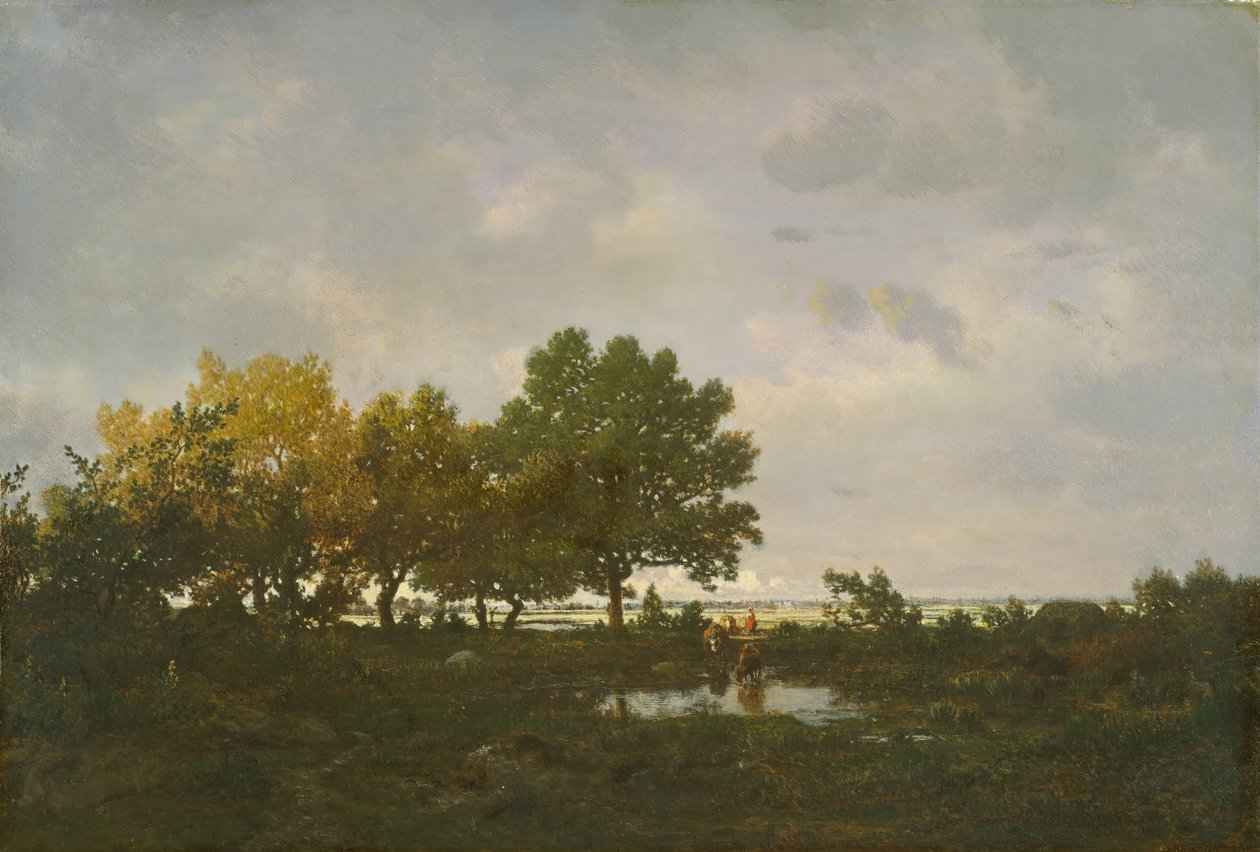 Rybník La Mare, 1855. od Pierre Etienne Theodore Rousseau