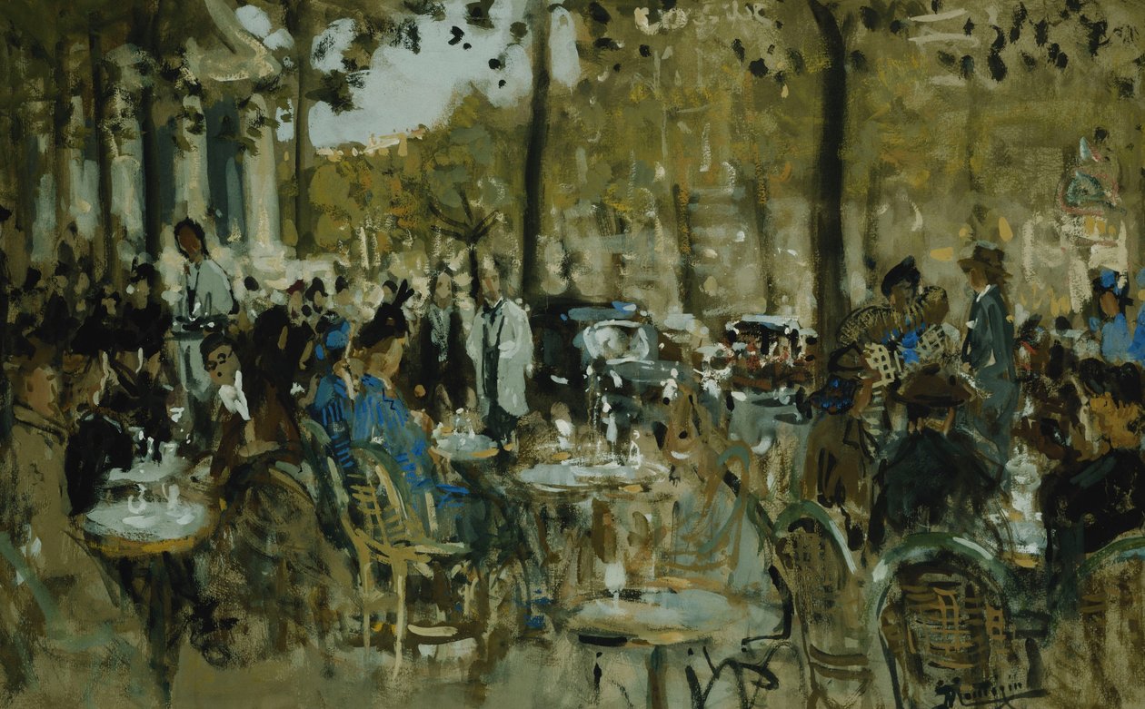 Královská ulice od Pierre Eugene Montezin