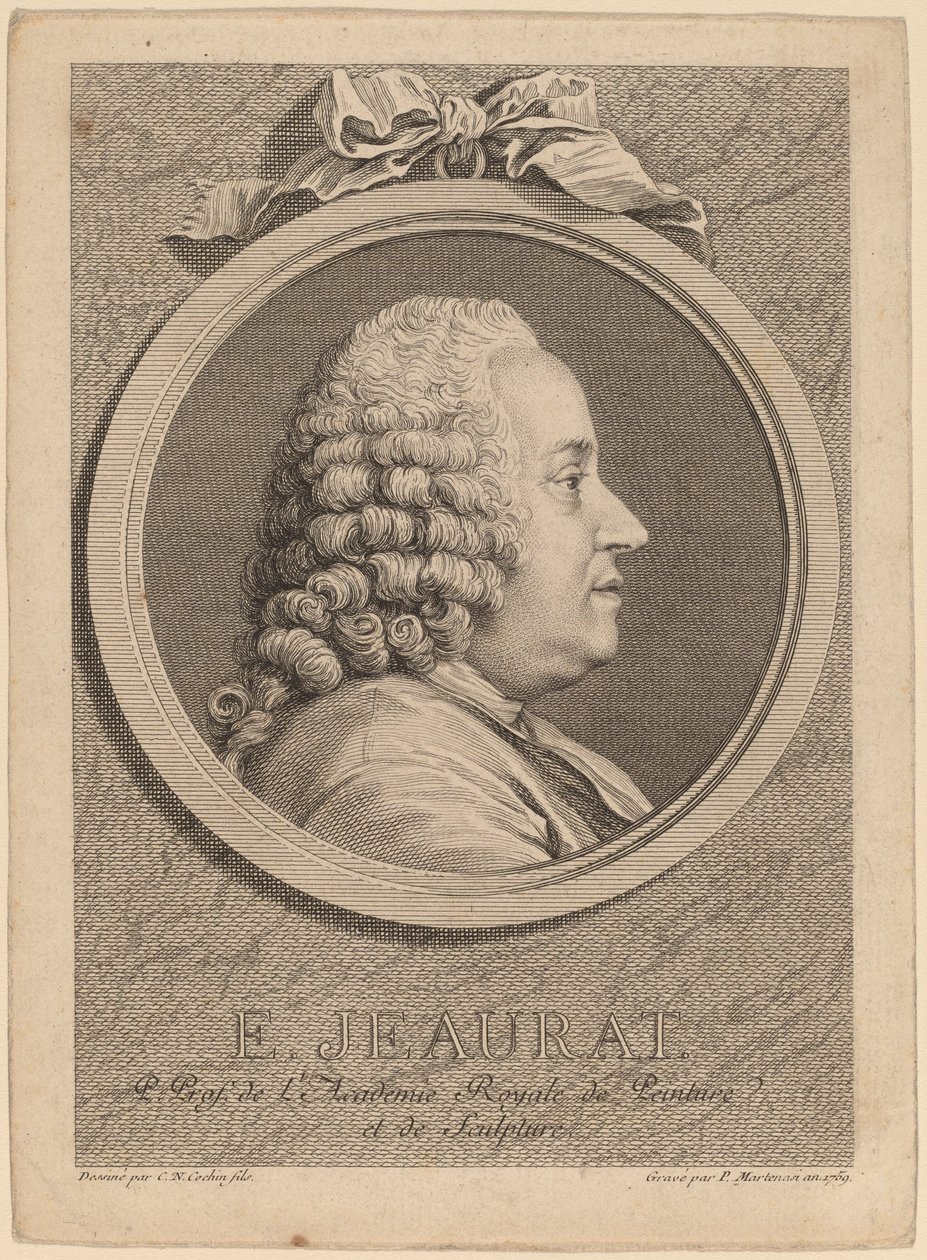 Edme-Sebastien Jeaurat od Pierre Francois Martenasie after Charles Nicolas Cochin II