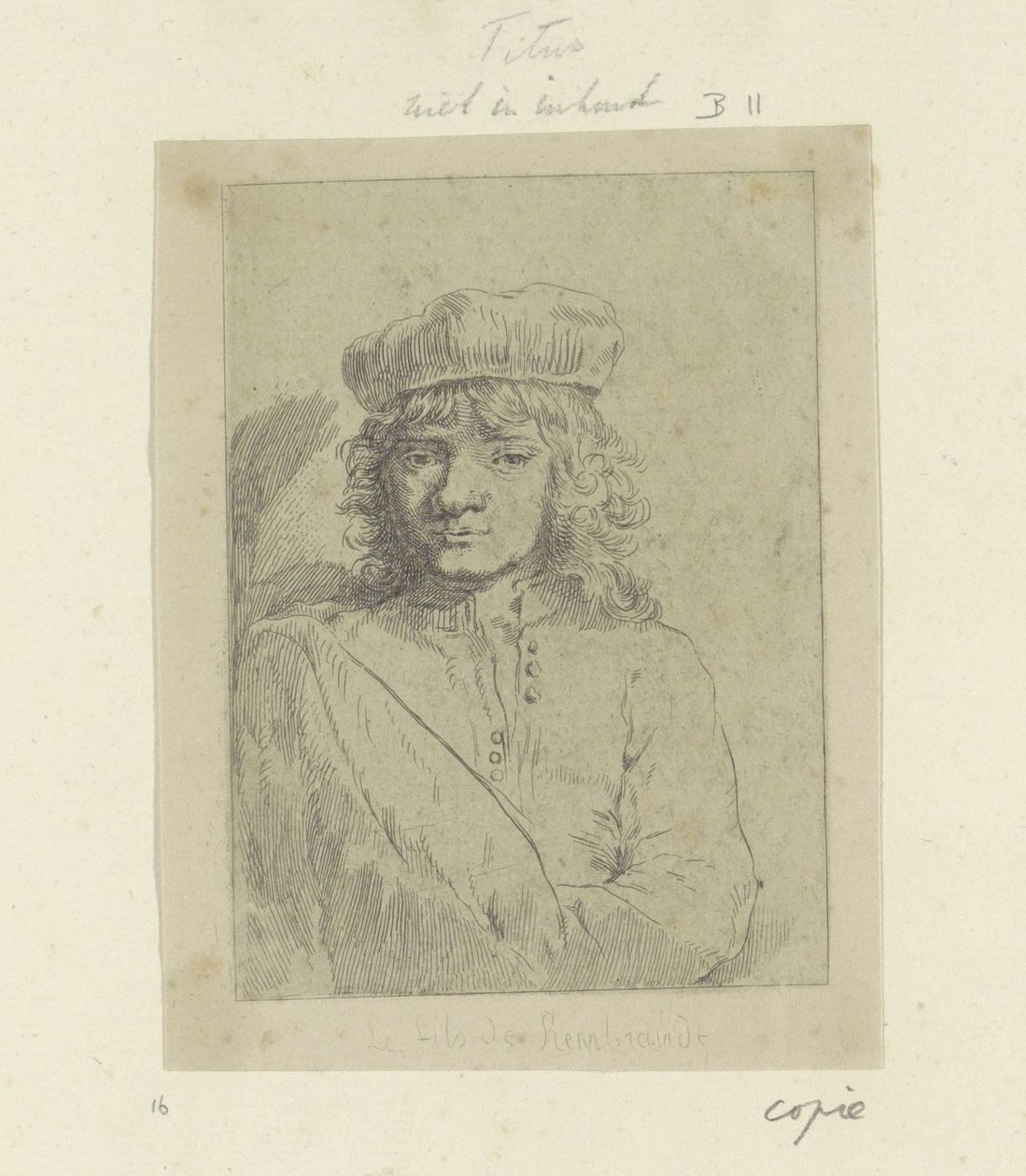 Portrét Tita Kolekce osmdesáti pěti původních tisků (název série) od Pierre François Basan (workshop of)