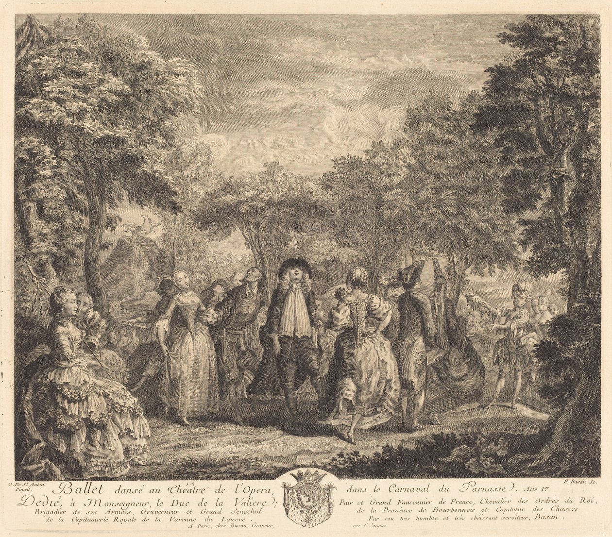Balet v opeře, 1761. od Pierre François Basan