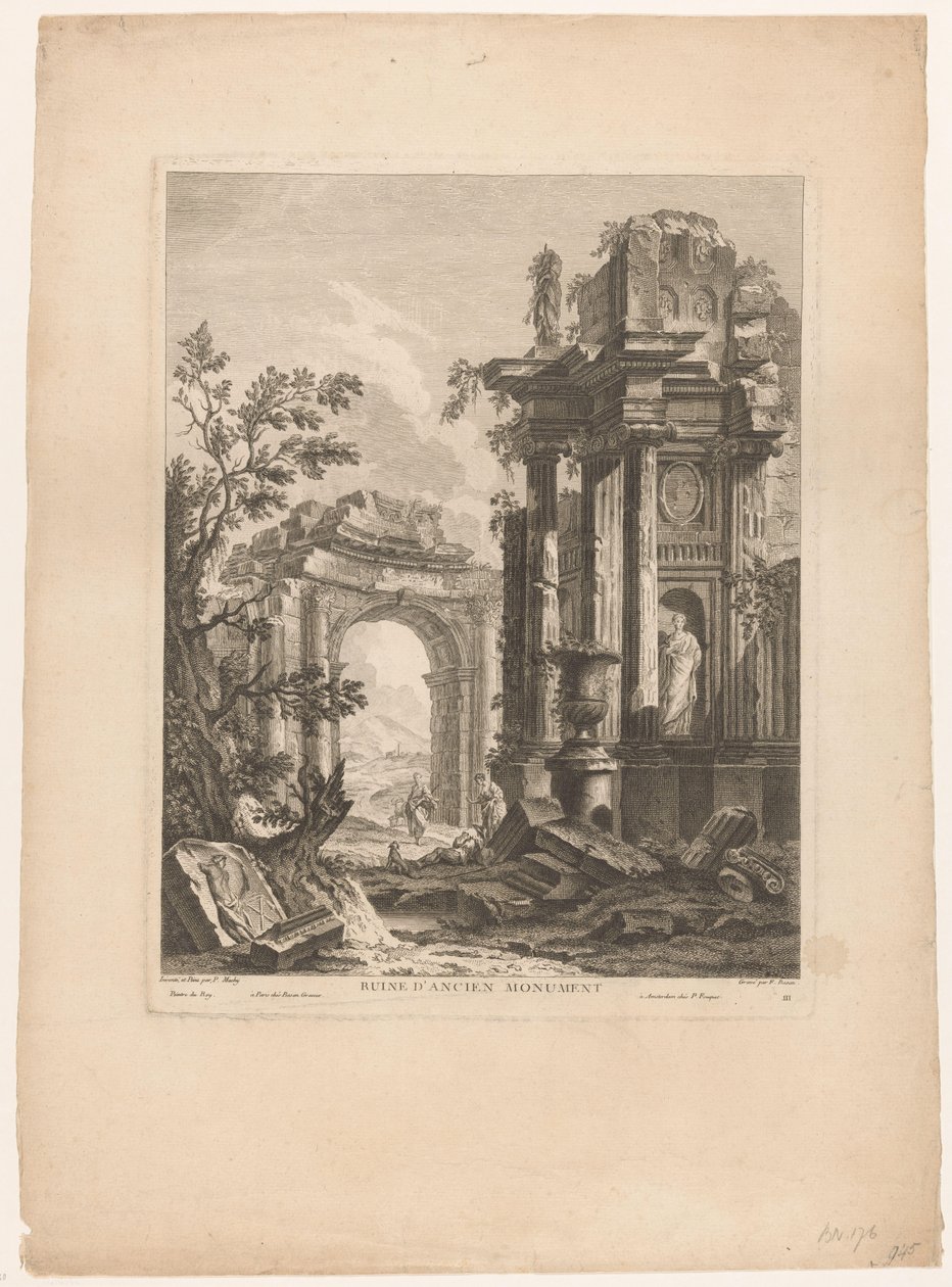 Zřícenina starověké památky Ruine d