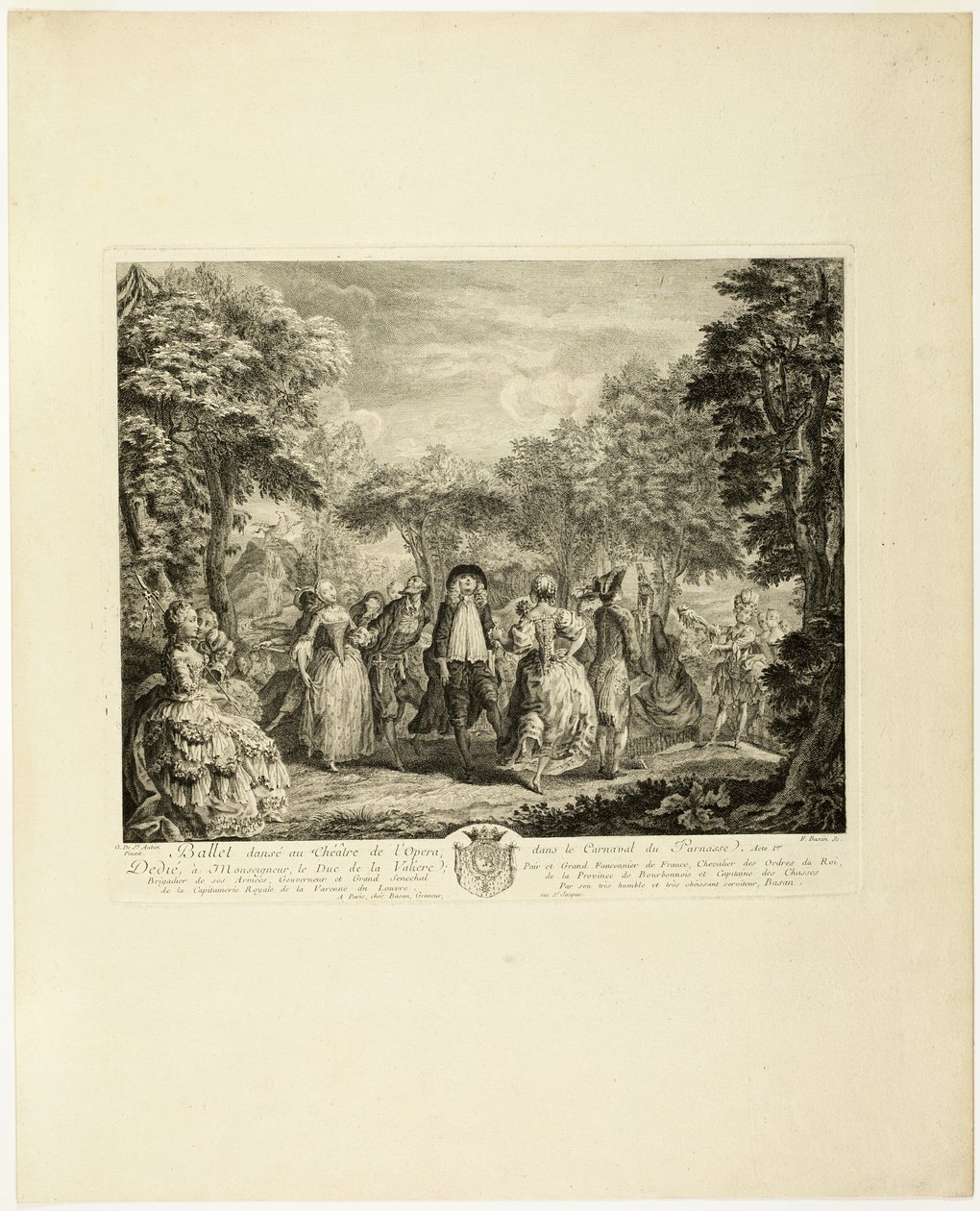 Karneval na Parnasu od Pierre François Basan
