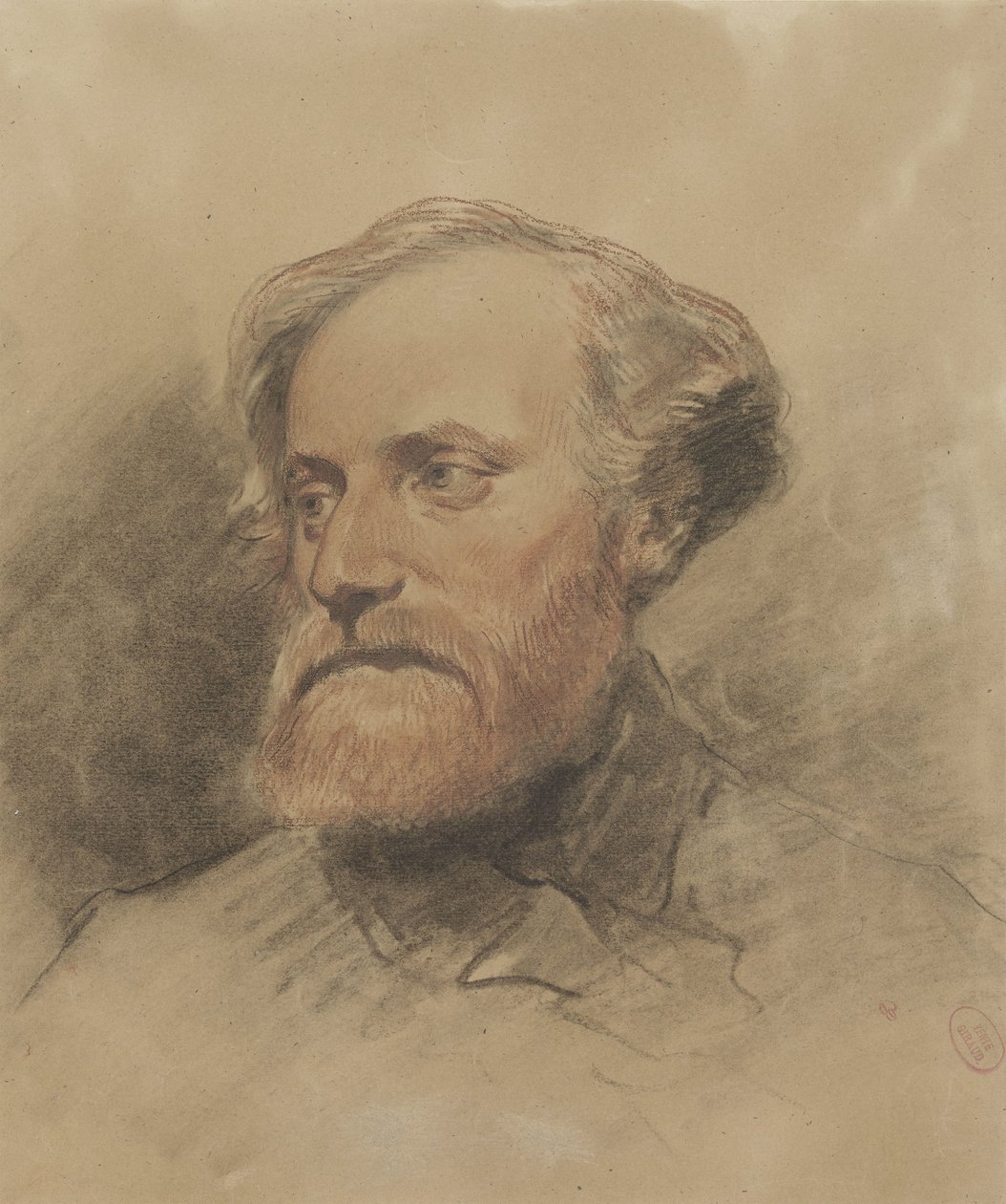 Portrét malíře Alexandra Gabriela Decampse od Pierre François Eugène Giraud