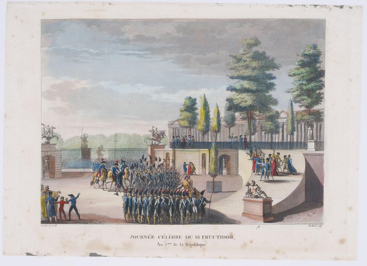 Převrat 18 Fructidor, rok V, 1804 od Pierre Gabriel Berthault