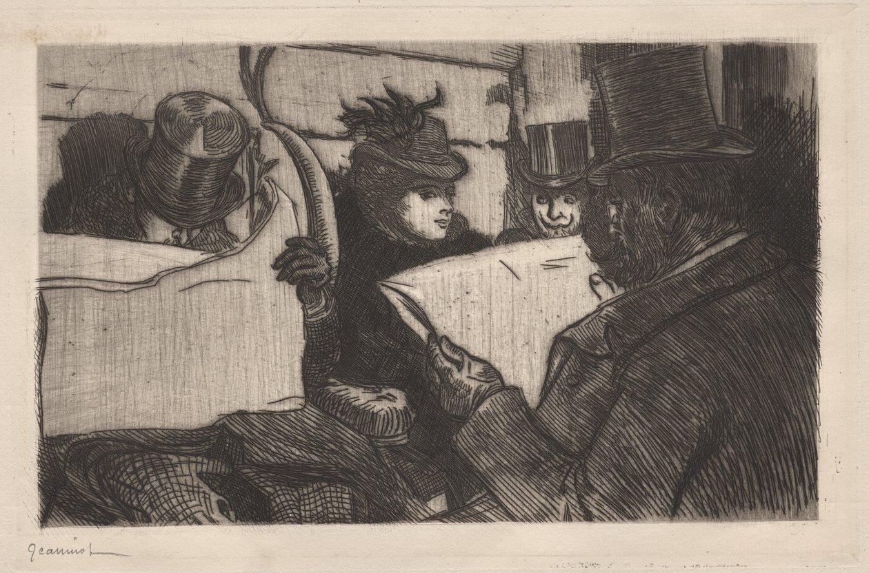 Večerní vlak od Pierre Georges Jeanniot