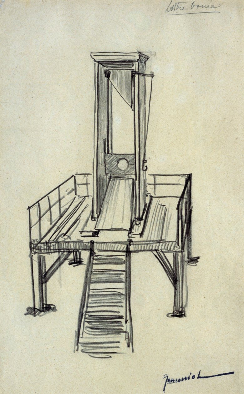 Gilotina od Pierre Georges Jeanniot