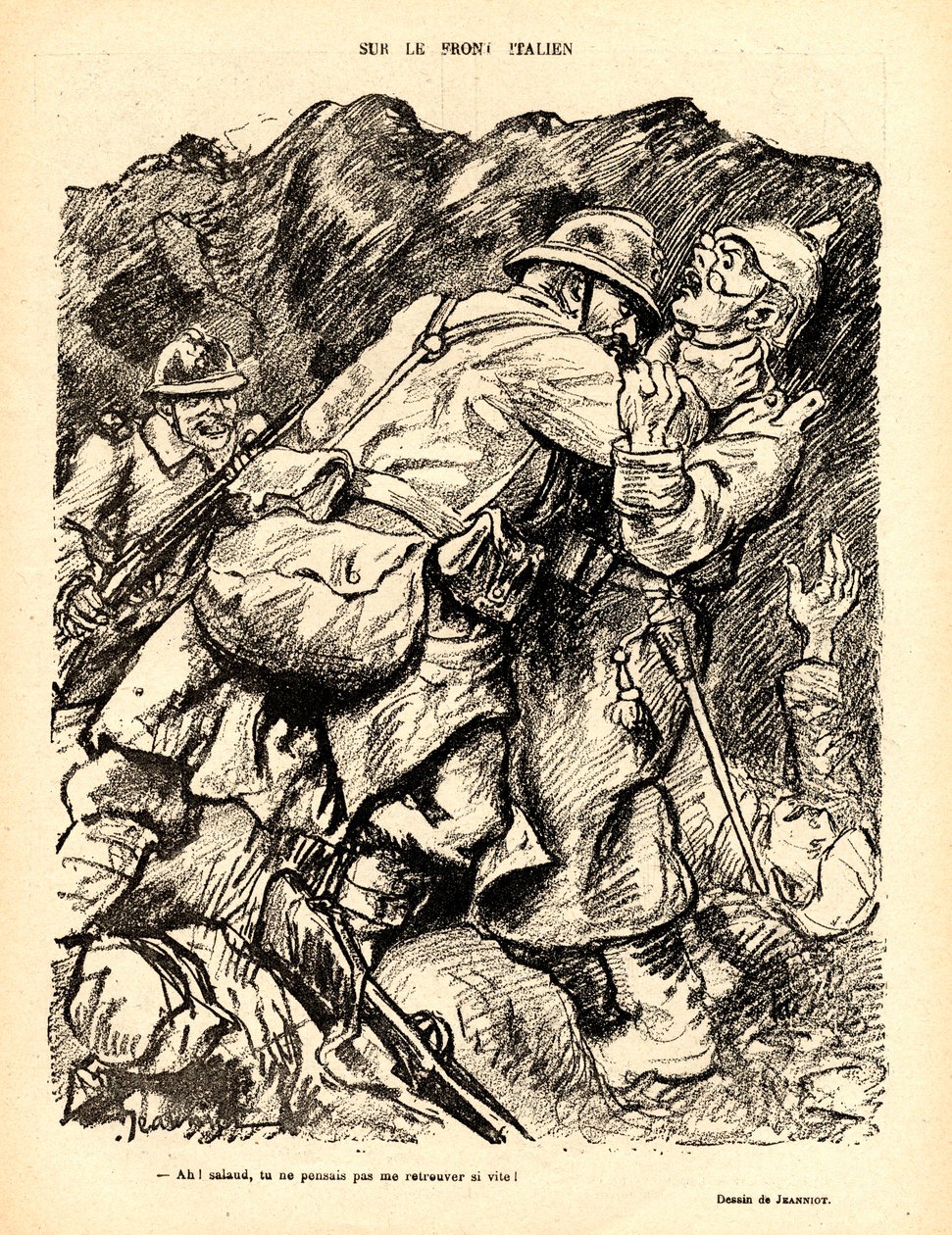 Ilustrace pro časopis "Le Rire Rouge" od Pierre Georges Jeanniot