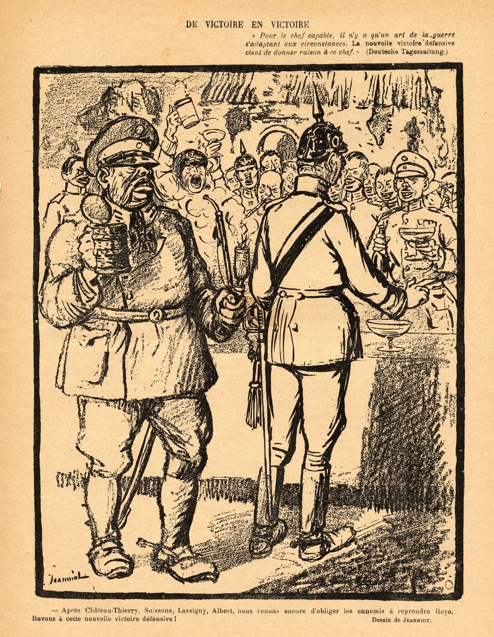 Le Lire rouge, satirický v B&W od Pierre Georges Jeanniot
