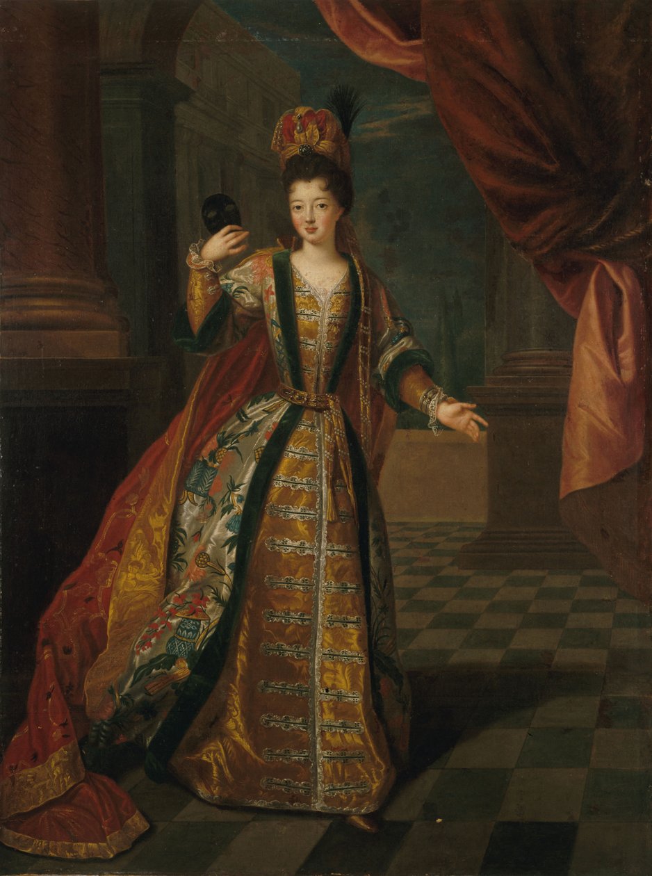 Louise Françoise de Bourbon 1673-1743, Mademoiselle de Nantes, asi 1690. od Pierre Gobert