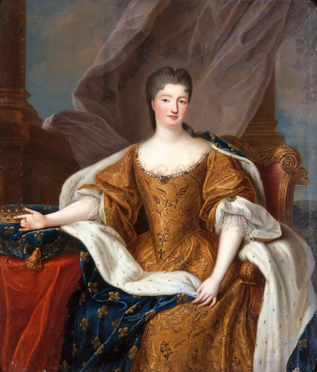 Princezna Caroline Hesensko-Rheinfels-Rotenburg 1714-1741 od Pierre Gobert