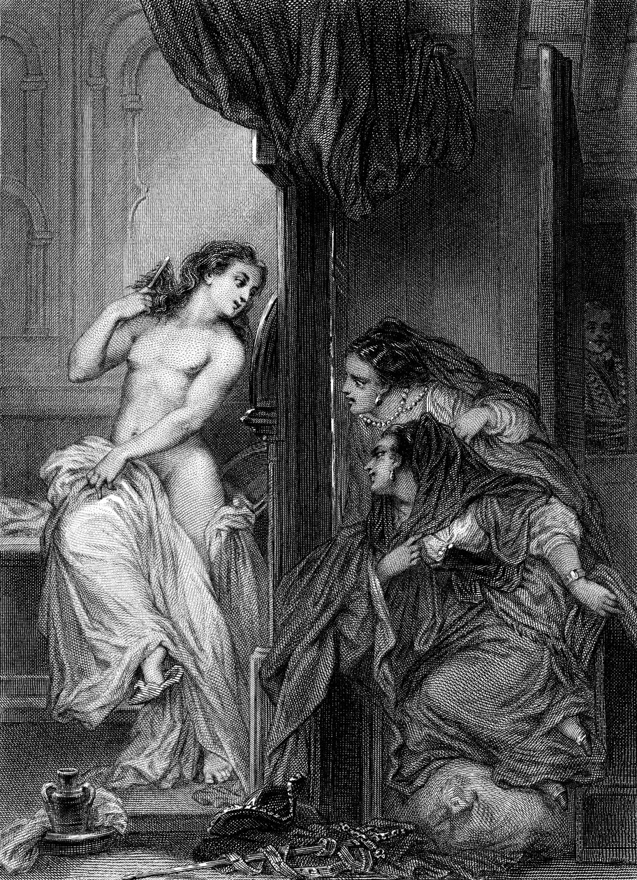 Příběh o Jenni, Voltaire (rytina) od Pierre Gustave Eugene (1817-82) Staal