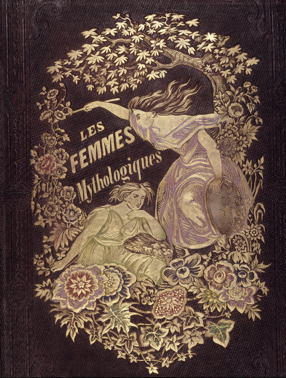 Mytologické ženy - Couv. de „Muses et Fées“, kresba G. Staal, Mery a Cte ​​Foelix od Pierre Gustave Eugene Staal