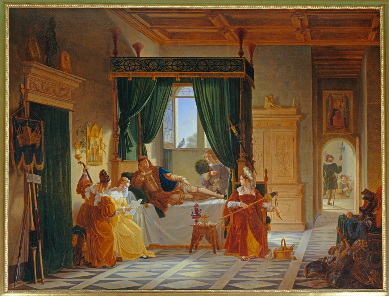La convalescence de Bayard - Bayardova rekonvalescence ... od Pierre Henri Revoil