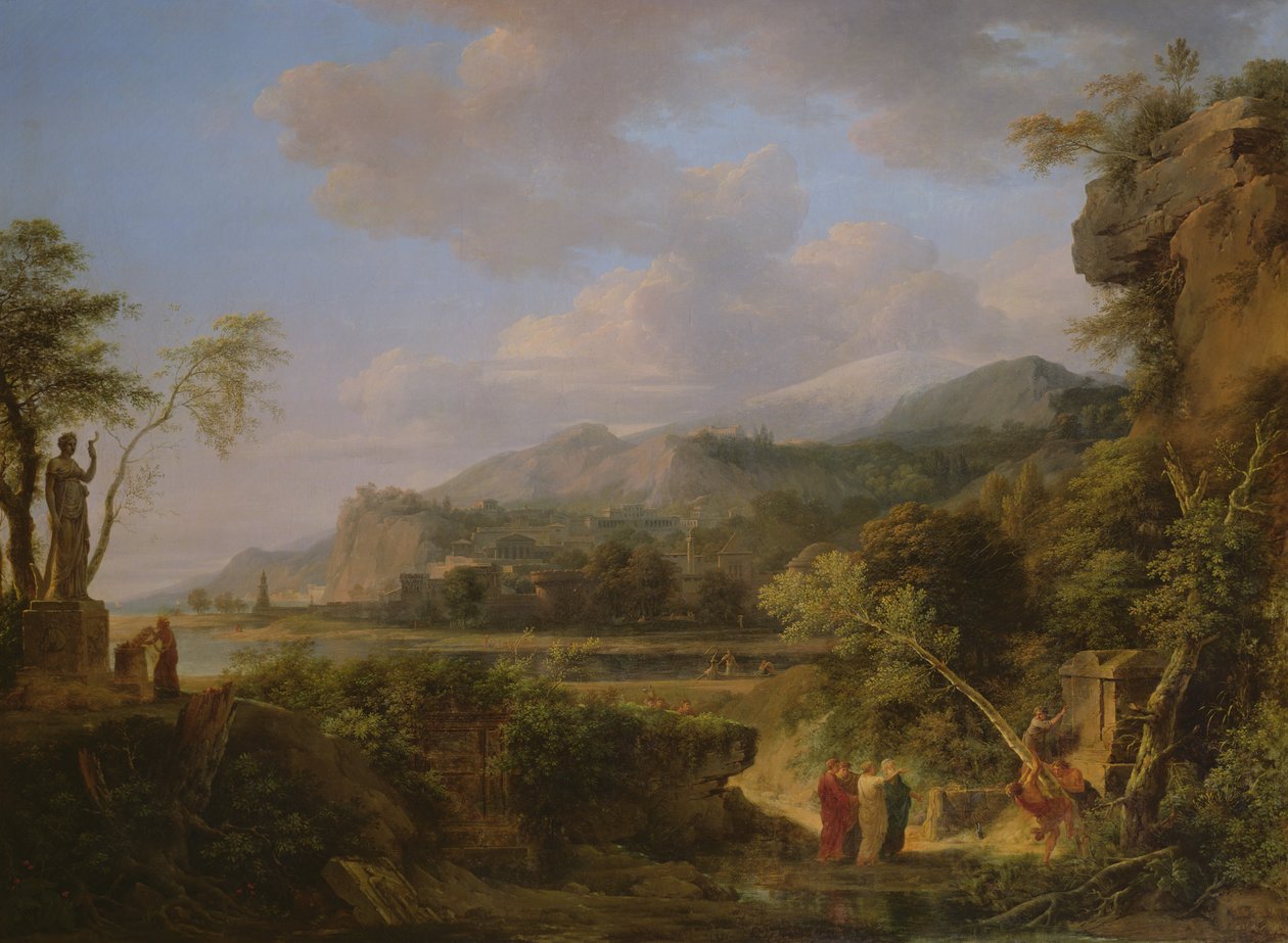Cicero objevil Archimedovu hrobku, 1787 od Pierre Henri de Valenciennes