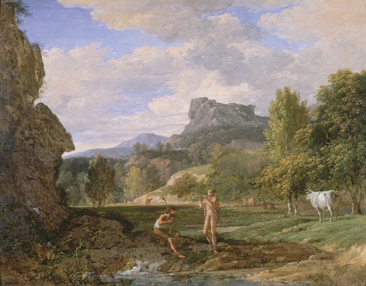 Merkur a Argus, 1793 od Pierre Henri de Valenciennes