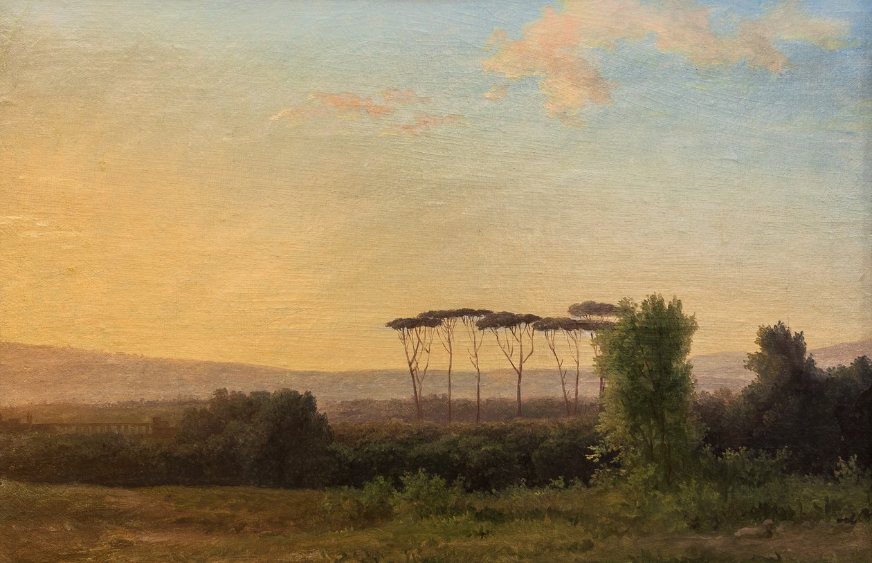Římské tažení (olej na plátně) od Pierre Henri de Valenciennes