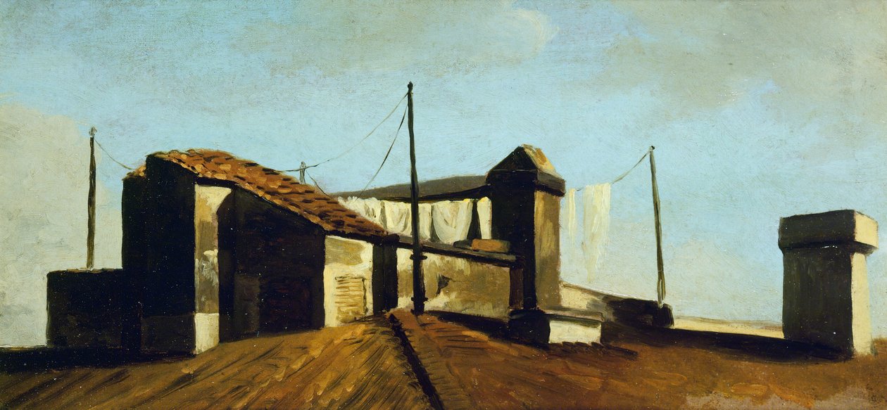 Římské střechy na slunci od Pierre Henri de Valenciennes
