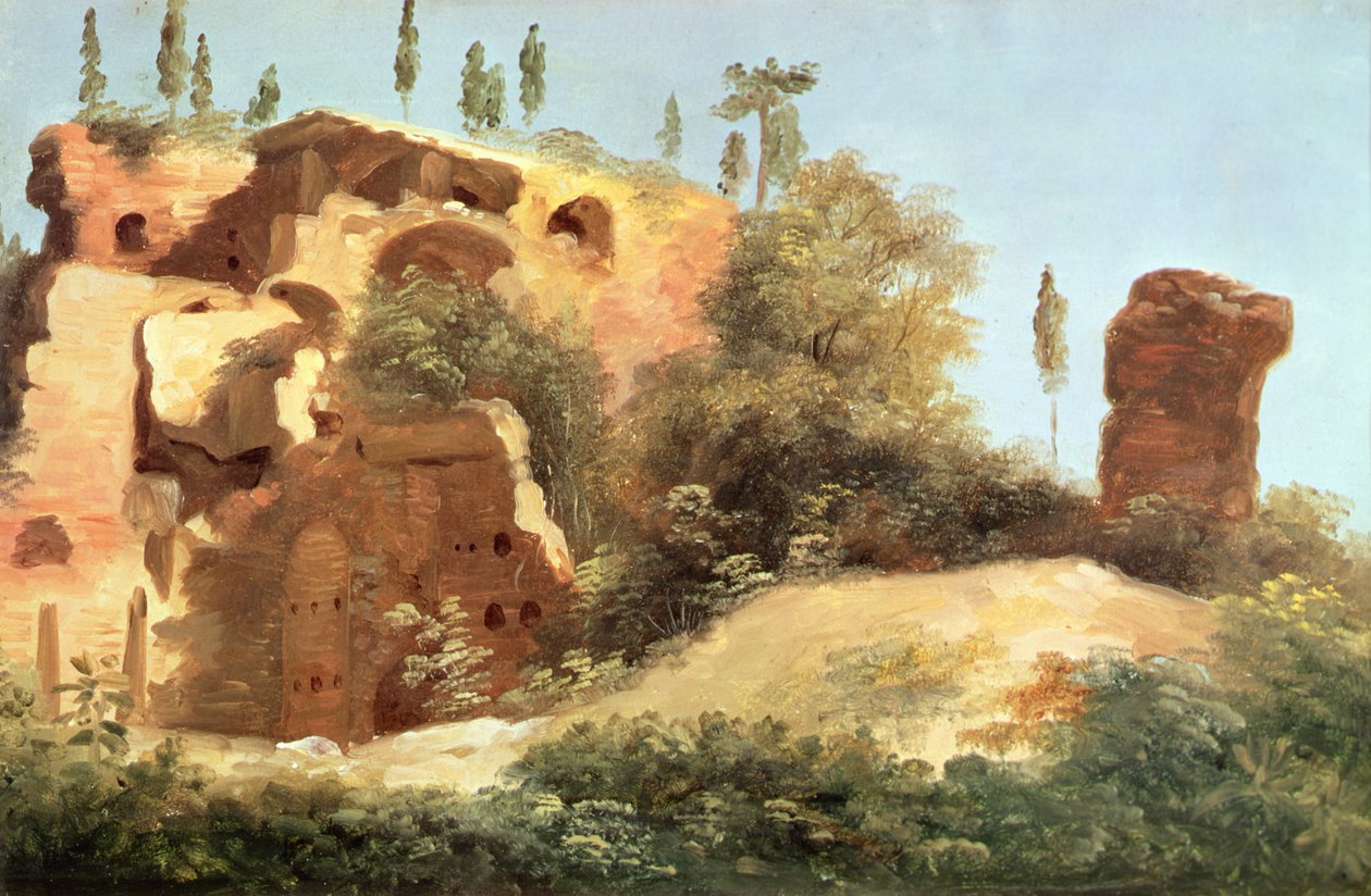 Ruiny vily Farnese od Pierre Henri de Valenciennes