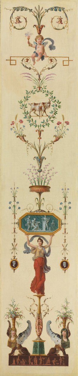 Dekorativní panel od Pierre II Rousseau