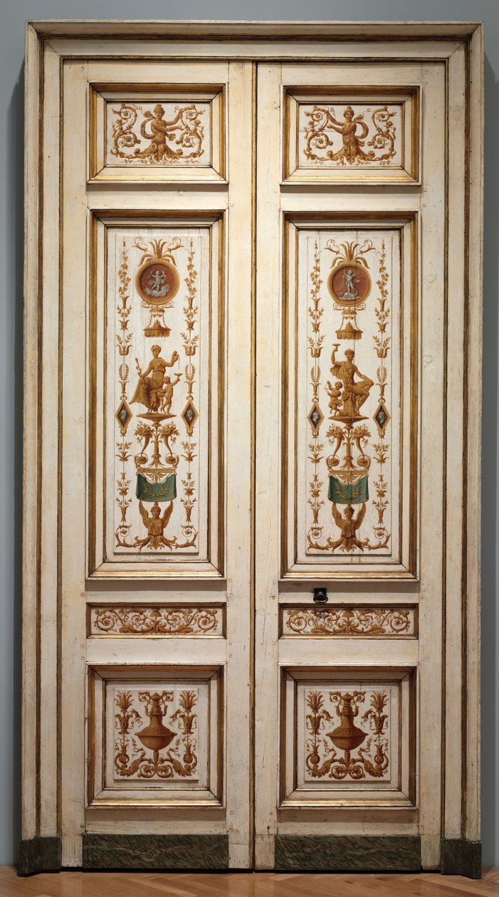 Dvoukřídlé dveře, 1790s od Pierre II Rousseau