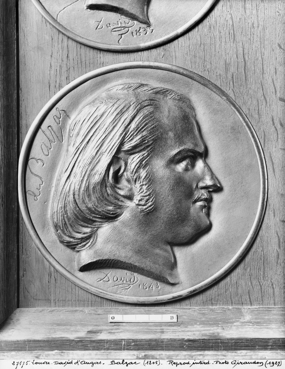 Honore de Balzac, 1843 (bronz) od Pierre Jean David d