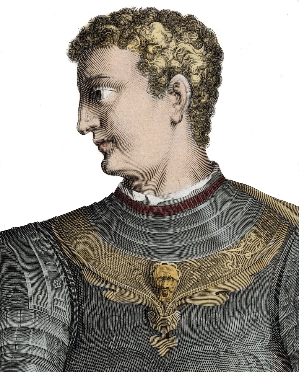 Caligula (Caius Caesar Germanicus) (12-41), římský císař - Caius Caesar Germanicus dit Caligula (12-41), římský císař - rytina Pierra Jean Mariette od Pierre Jean Mariette