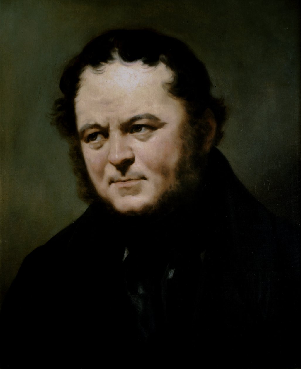STENDHAL, Portrét 1839 (olej na plátně) od Pierre Joseph Dedreux Dorcy
