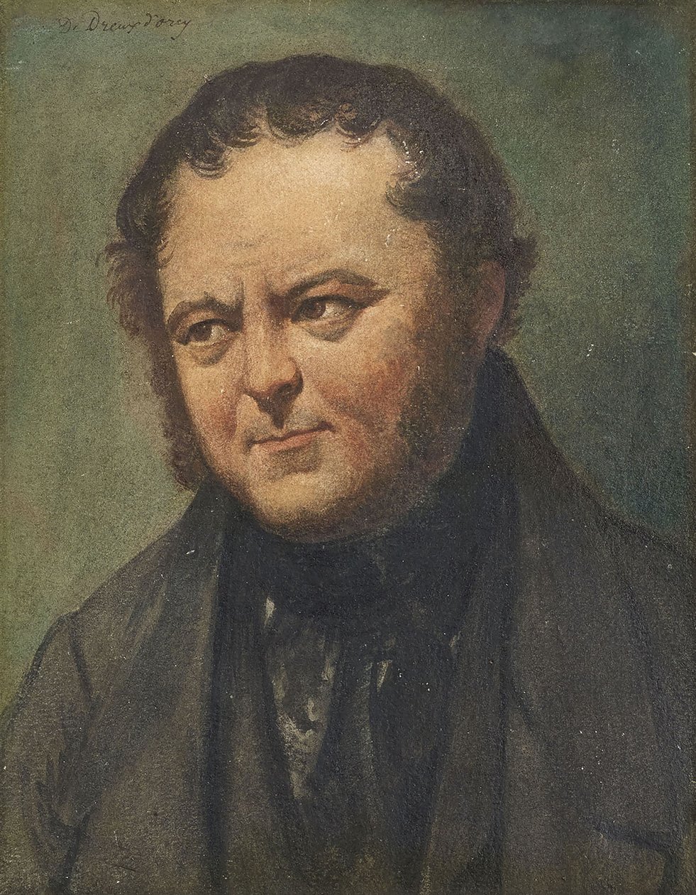 Portrét Marie-Henri Beyle, dit Stendhal 1783-1842. od Pierre Joseph Dedreux Dorcy