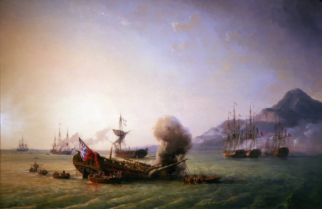 Francouzsky: Combat du Grand Port, 23. srpna 1810 od Pierre Julien Gilbert