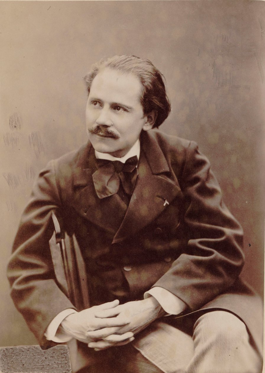 Portrét skladatele Julese Masseneta 1842-1912, 1880. od Pierre Lanith Petit