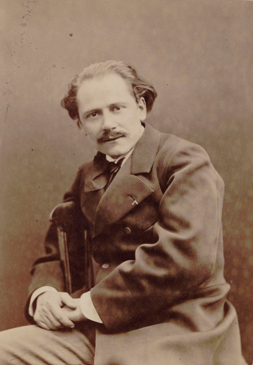 Portrét skladatele Julese Masseneta 1842-1912, 1880. od Pierre Lanith Petit