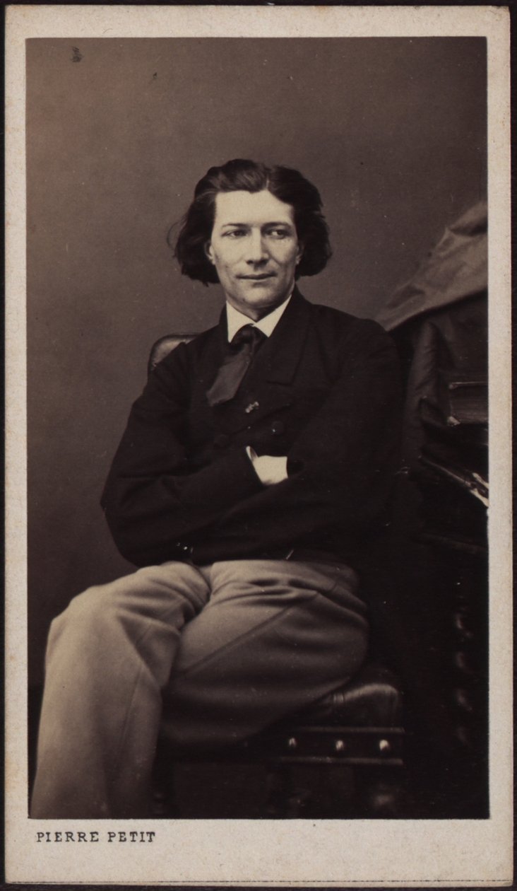 Portrét dramatika Victoriena Sardoua 1831-1908, cca 1860. od Pierre Lanith Petit