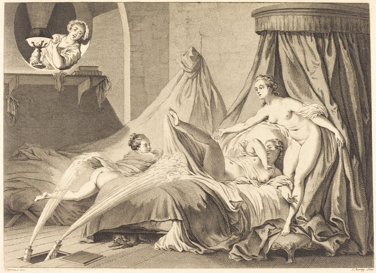 Vodárna od Pierre Laurent Auvray after Jean Honoré Fragonard