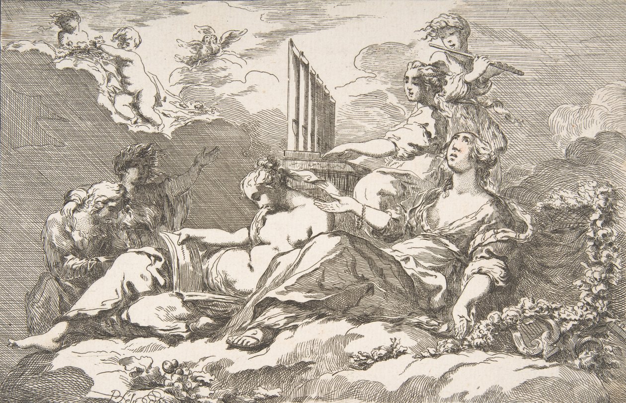 Harmonie přírody, 1762. od Pierre Lelu