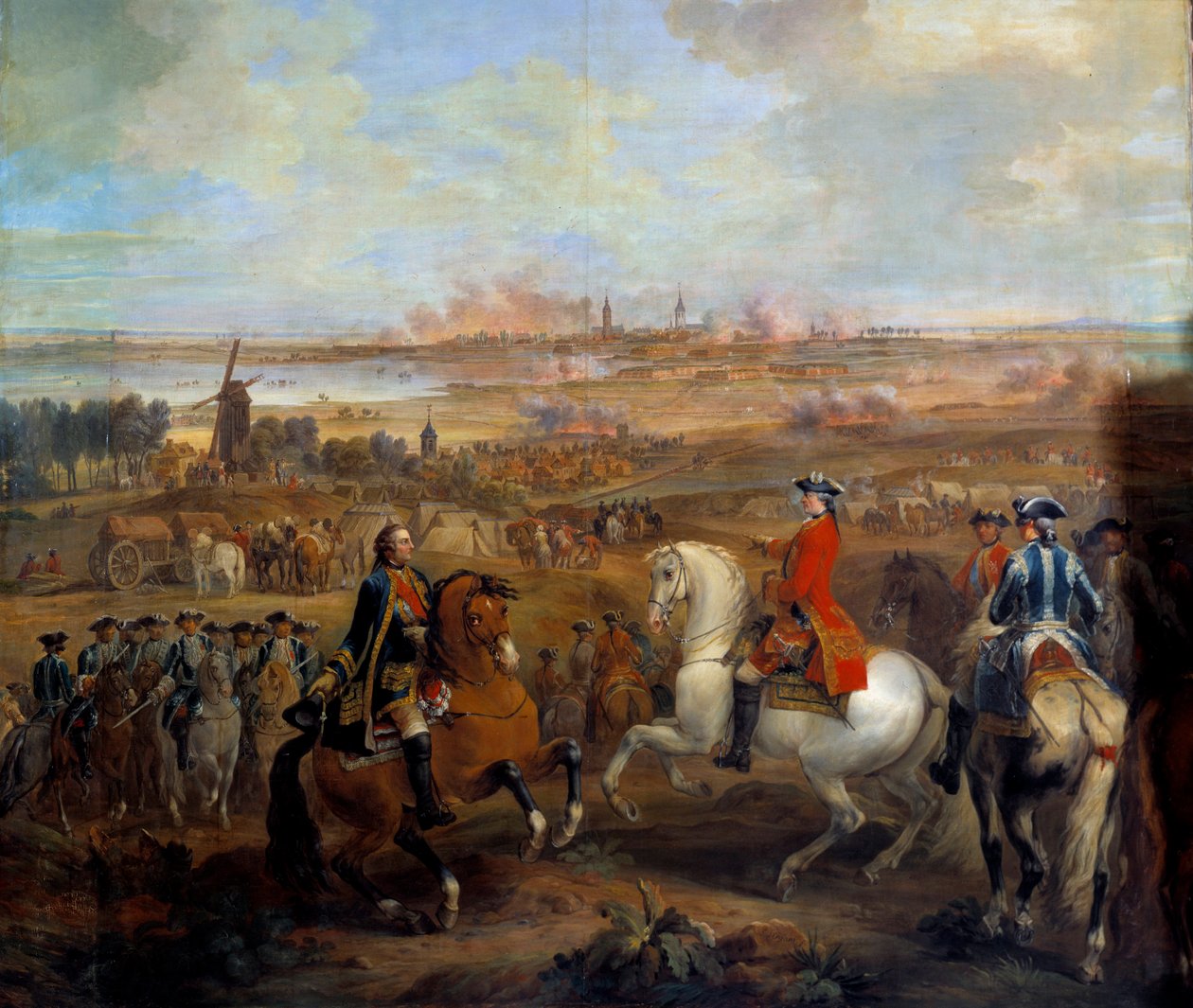 Kampaň Flandry (1745–1747): „“ Zajetí Meninu, 4. června od Pierre Lenfant