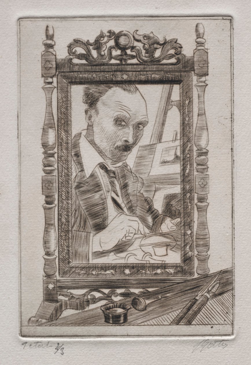 Autoportrét od Pierre Louis Gatier