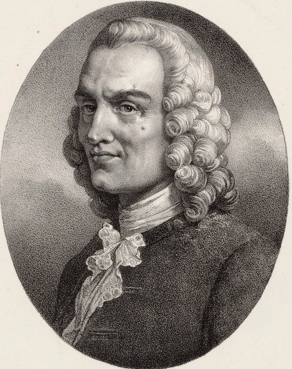 Portrét skladatele Jean-Philippe Rameau 1683-1764. od Pierre Louis Henri Grevedon