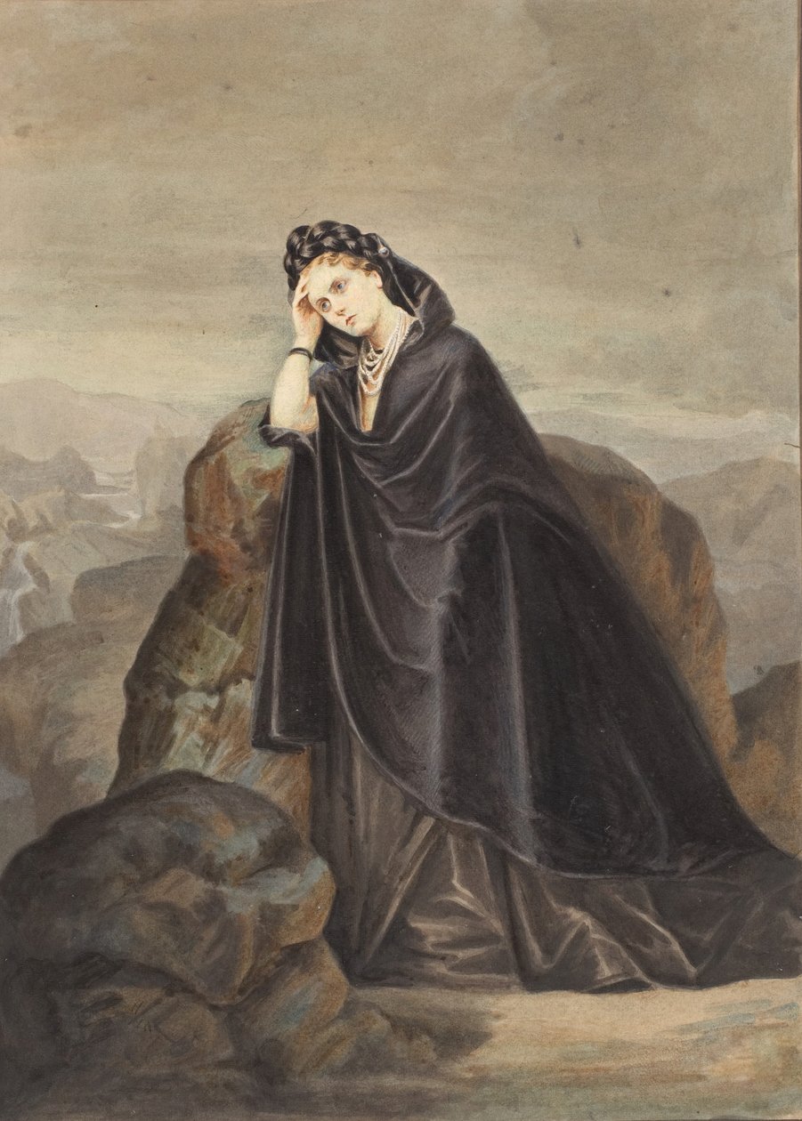 Beatrix, 1856-57, tištěno 1861-67 od Pierre Louis Pierson