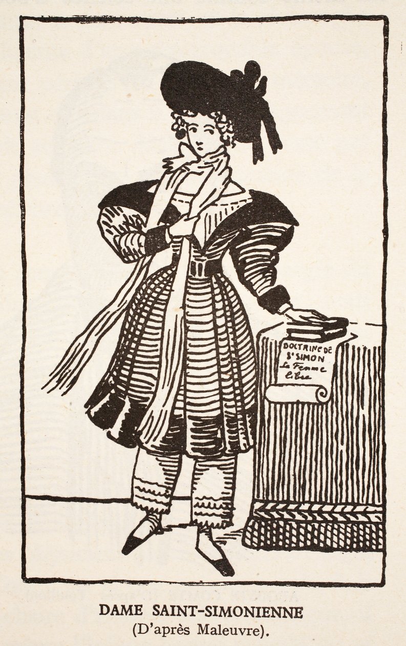 Lady Saint-Simonienne od Pierre Maleuvre