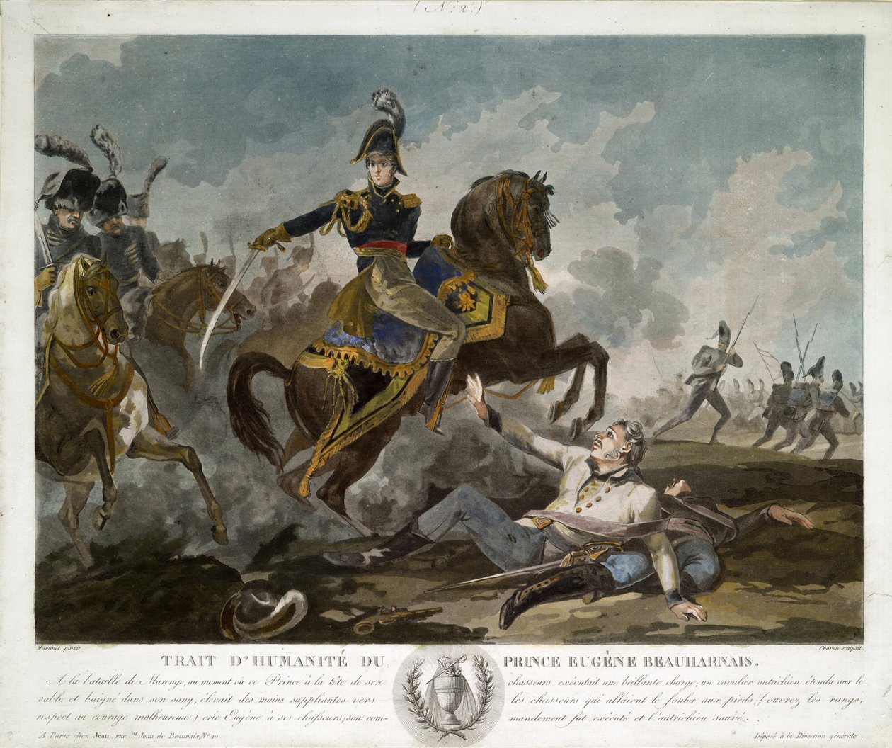 Kontinence Eugena de Beauharnais, cca 1814 od Pierre Martinet