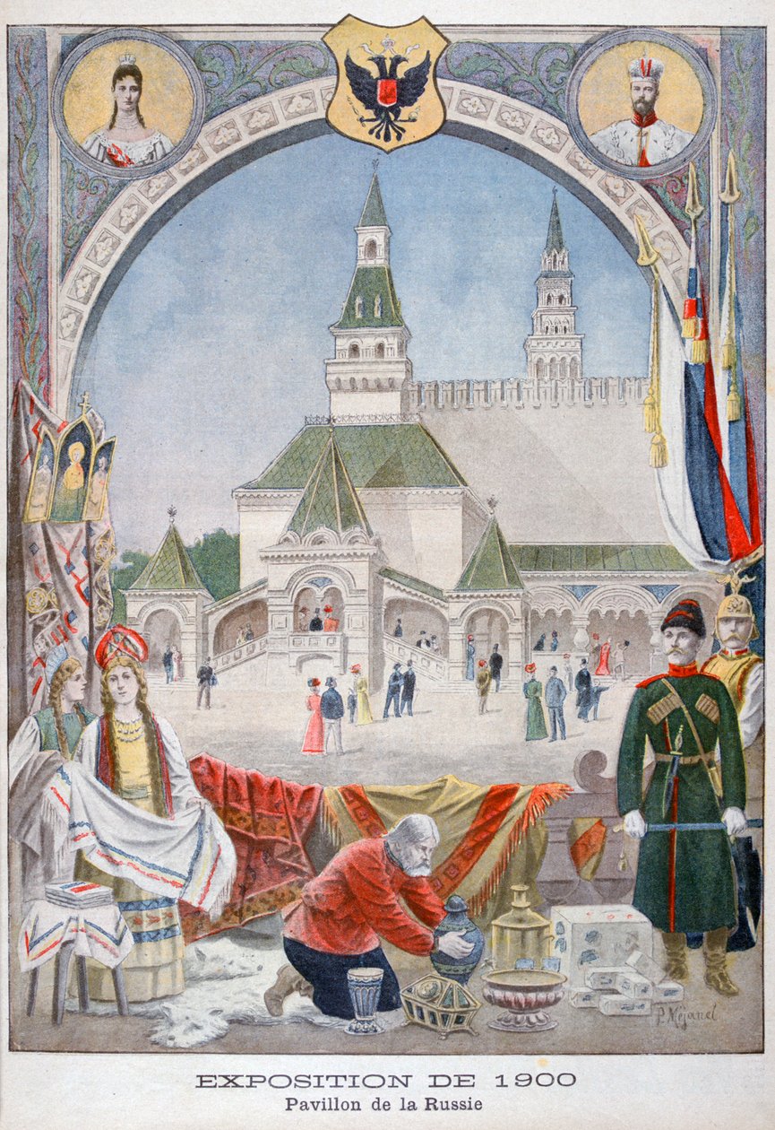 Ruský pavilon na Světové výstavě v roce 1900, Paříž, 1900 od Pierre Mejanel