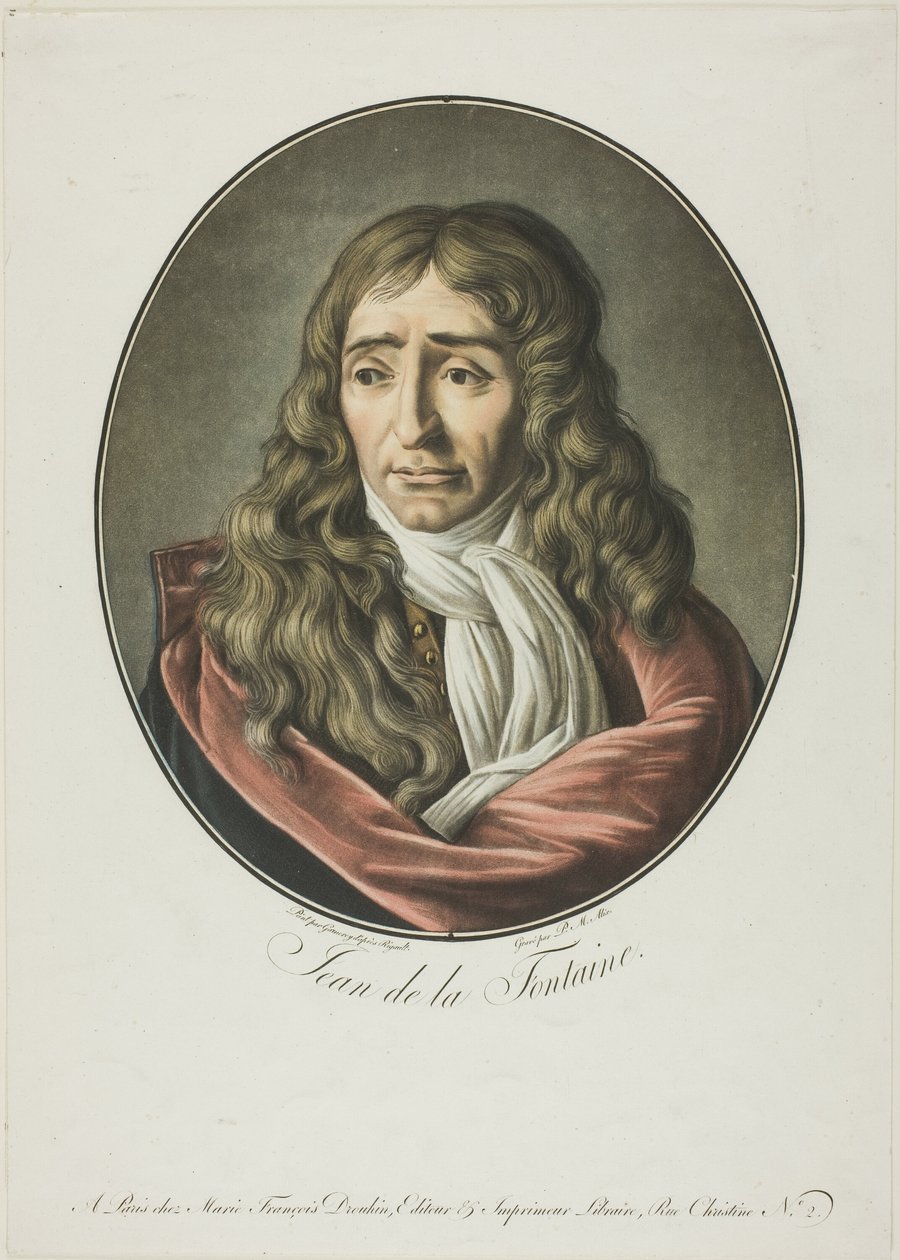 Jean de La Fontaine od Pierre Michel Alix
