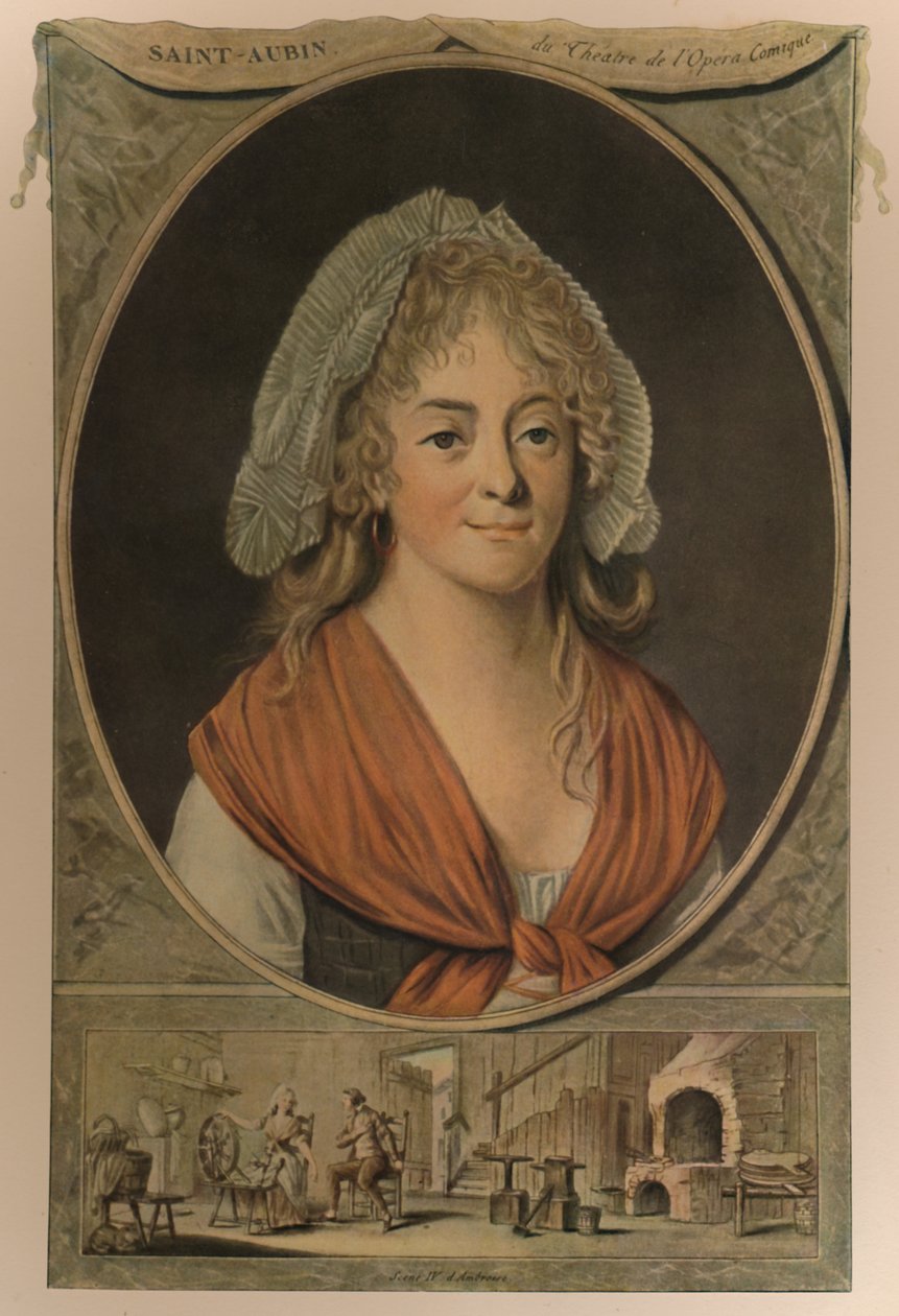 Madame Saint-Aubin, konec 18. století, 1913 od Pierre Michel Alix